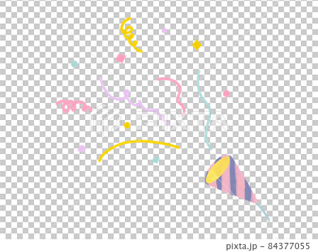 クラッカーの手描きイラスト 84377055