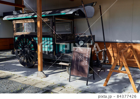 出水麓歴史館に置いてある牛車 出水麓歴史館に置いてある牛車 84377426