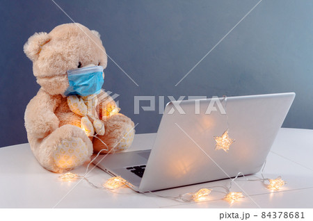 Communication at a distance in isolation concept 84378681