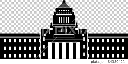 Parliamentary silhouette 84380421