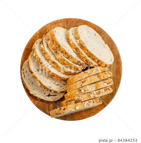 Homemade Sourdough Bread Loaf Slices Homemade Sourdough Bread Loaf Slices 84384253