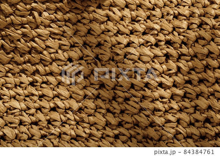 Woven bag texture detail close up 84384761