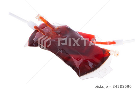 blood bag isolated blood bag isolated 84385690