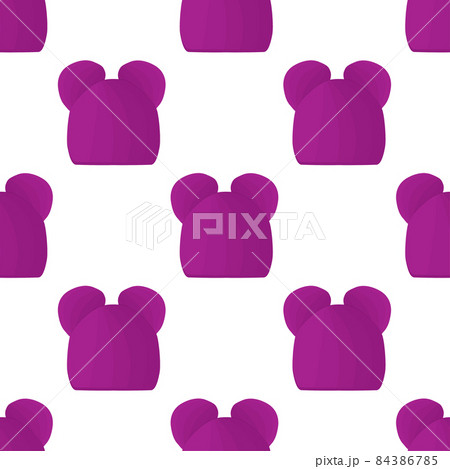 Illustration on theme pattern winter hats beanie Illustration on theme pattern winter hats beanie 84386785