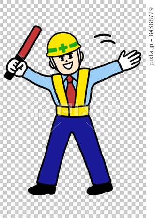 一名男子守衛現場 84388729