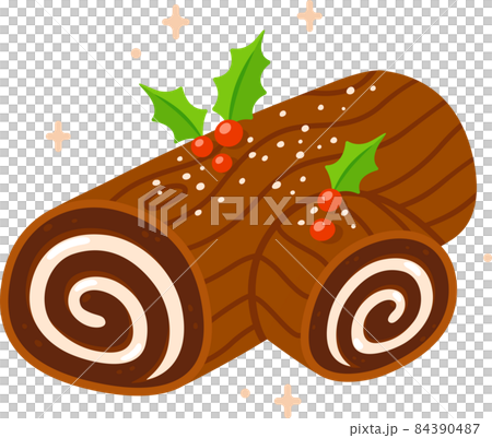 Yule log, Buche de Noel cake Yule log, Buche de Noel cake 84390487