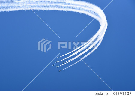 T-4ブルーインパルス アクロバット飛行 デルタループ 84391102