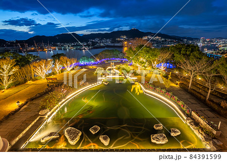 グラバー園の夜景 グラバー園の夜景 84391599