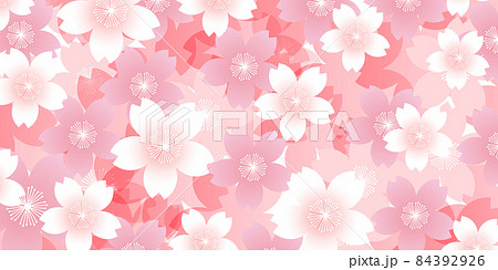 桜 春 和柄 背景 桜 春 和柄 背景 84392926