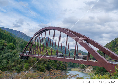 奥裾花大橋と渓谷 奥裾花大橋と渓谷 84393782