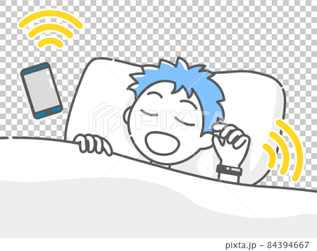 People who sleep using the sleep recording app People who sleep using the sleep recording app 84394667