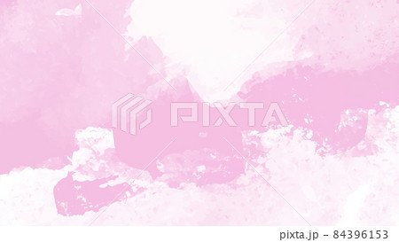 Pink watercolor background for your design, watercolor background concept, vector. 84396153