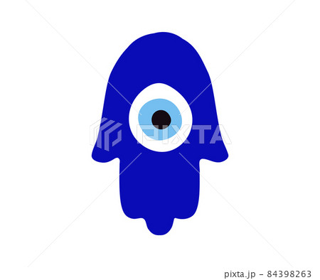Blue Turkish amulet. Fatima eye. Glass nazar. Blue Turkish amulet. Fatima eye. Glass nazar. 84398263