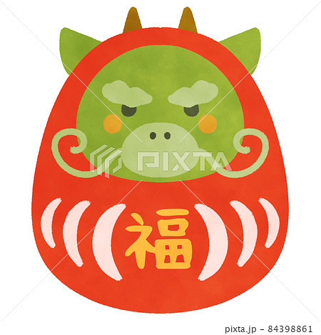 辰年 干支達磨 イラスト素材 のイラスト素材 [84398861] - PIXTA