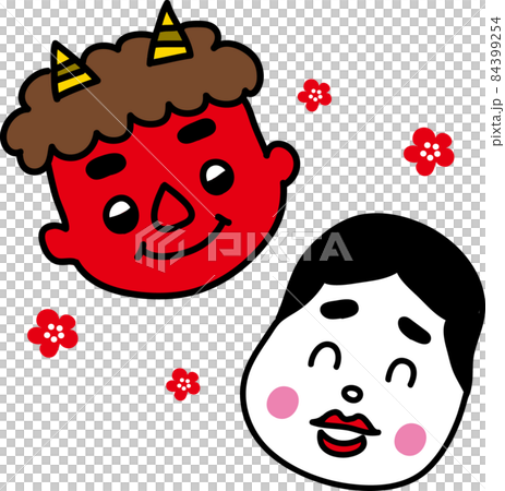 Setsubun Okame and Oni Setsubun Okame and Oni 84399254