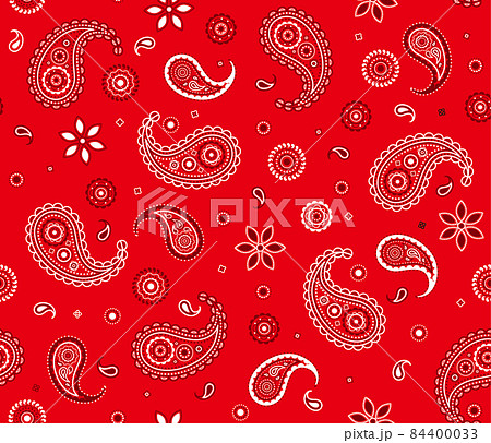 ペイズリー（RED） 84400033