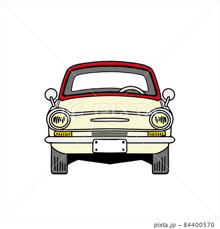 かわいい昔の軽自動車mのイラスト素材 かわいい昔の軽自動車mのイラスト素材