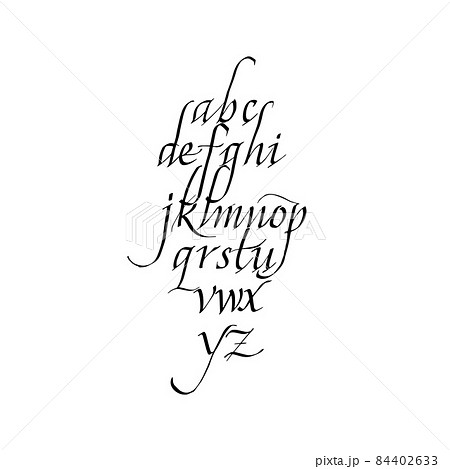 ABC Italic Font Composition ABC Italic Font Composition 84402633