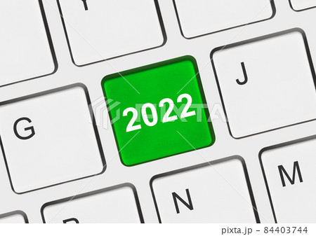 Computer keyboard with 2022 key Computer keyboard with 2022 key 84403744