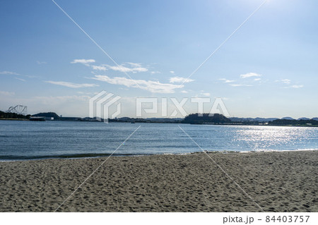 神奈川県横浜市金沢区の海の公園 84403757
