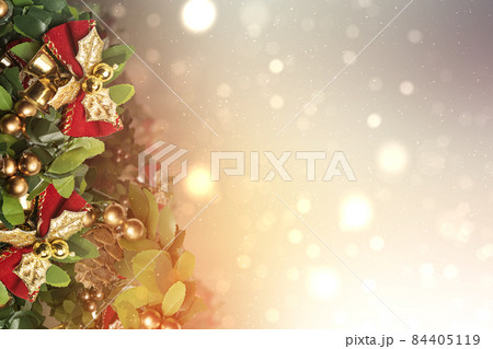 Christmas tree with a colorful ornament Christmas tree with a colorful ornament 84405119