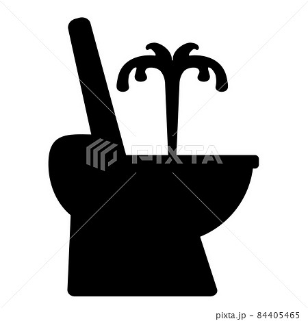 水が出るトイレ 水が出るトイレ 84405465