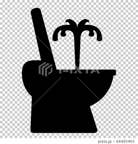 水が出るトイレ 水が出るトイレ 84405465