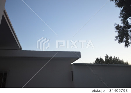 The architecture of a modern small hotel on the coast of the Aegean Sea The architecture of a modern small hotel on the coast of the Aegean Sea 84406798