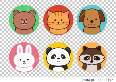 Animal illustration SNS profile icon 84408152
