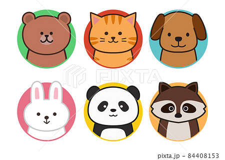 動物のイラスト SNSプロフィール アイコン 84408153