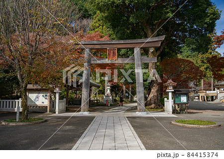 高麗神社 参道と二ノ鳥居 高麗神社 参道と二ノ鳥居 84415374