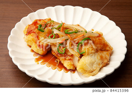 白身魚のあんかけ 84415396