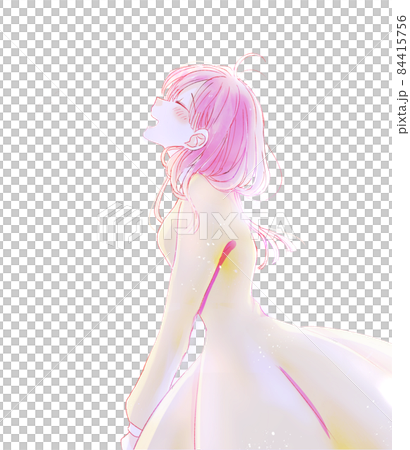 幸せそうに笑う女性 84415756