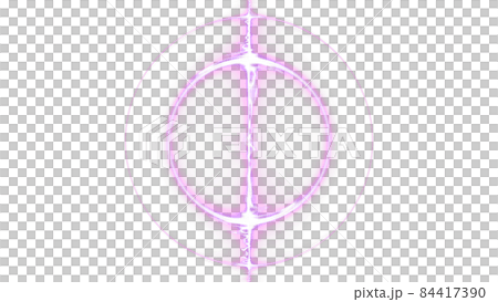 CGレーザー レンズで屈折する光のイメージ CGレーザー レンズで屈折する光のイメージ 84417390