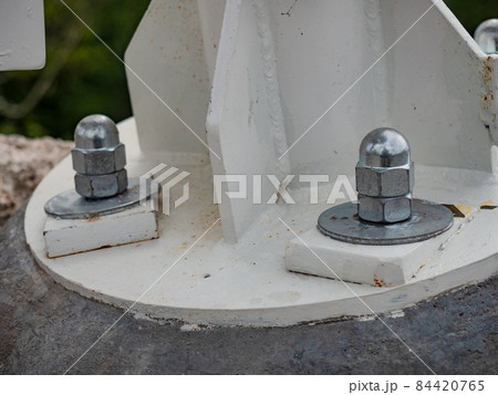 Natural granite with srew bolts, wachers and cuphead nuts Natural granite with srew bolts, wachers and cuphead nuts 84420765