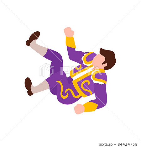 Fallen Bullfighter Isometric Composition 84424758