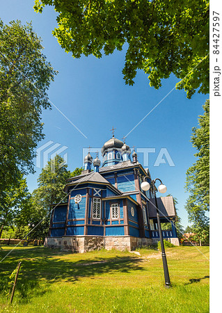 Orthodox church in Puchly village, north eastern Poland, Europe Orthodox church in Puchly village, north eastern Poland, Europe 84427597