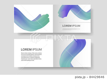Vector wave abstract background. Design brochure template Vector wave abstract background. Design brochure template 84429646