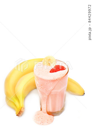 banana strawberry milk smoothie banana strawberry milk smoothie 84429972