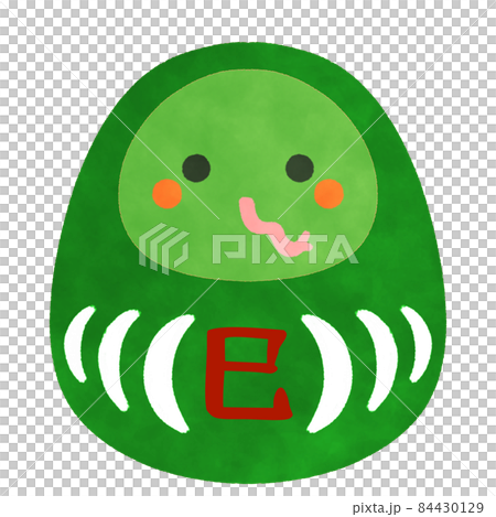 巳年 干支達磨 蛇 イラスト素材のイラスト素材 [84430129] - PIXTA