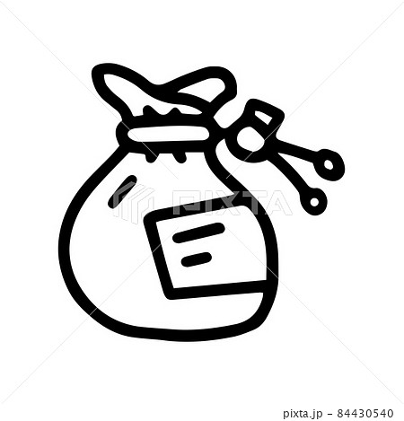 magnesia bag line vector doodle simple icon 84430540