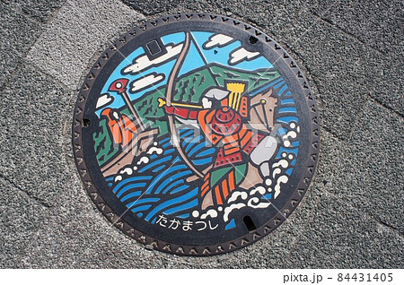 ご当地マンホール（香川県高松市　下水道） 84431405