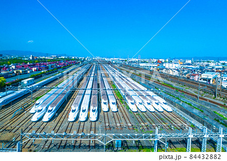 新幹線の鳥飼車両基地 新幹線の鳥飼車両基地 84432882