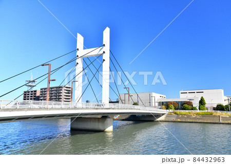 森永橋／鶴見川方面を下流より望む(神奈川県横浜市)【2021.11】 84432963