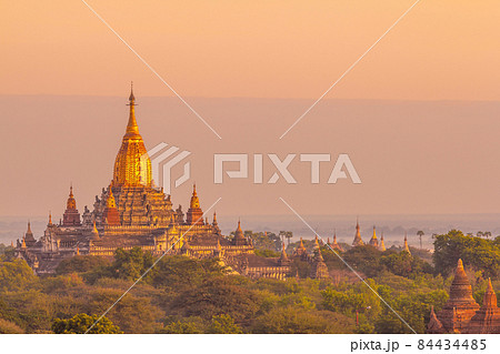 Bagan cityscape of Myanmar in asia Bagan cityscape of Myanmar in asia 84434485