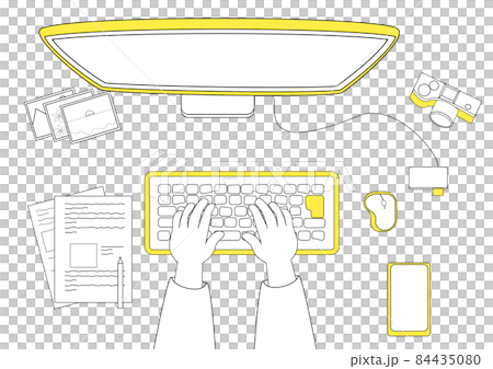 Touch the computer on the desk Touch the computer on the desk 84435080