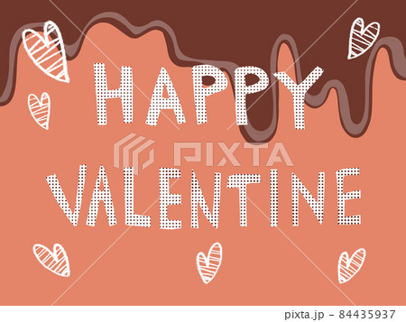 バレンタイン 背景素材のイラスト素材