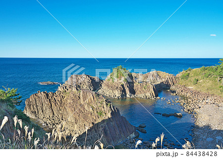 【立岩 (大成古墳群展望台より)】 京都府京丹後市丹後町竹野 84438428