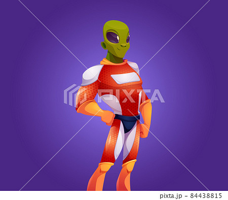Alien astronaut character in spacesuit Alien astronaut character in spacesuit 84438815
