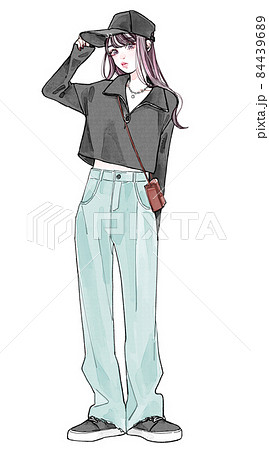 Belly Chiller Coordination Stock Illustration